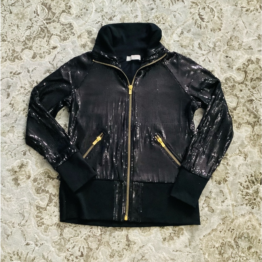 Exceptionally beautiful sequined jacket EUC 🖤❤️🖤 - image 4